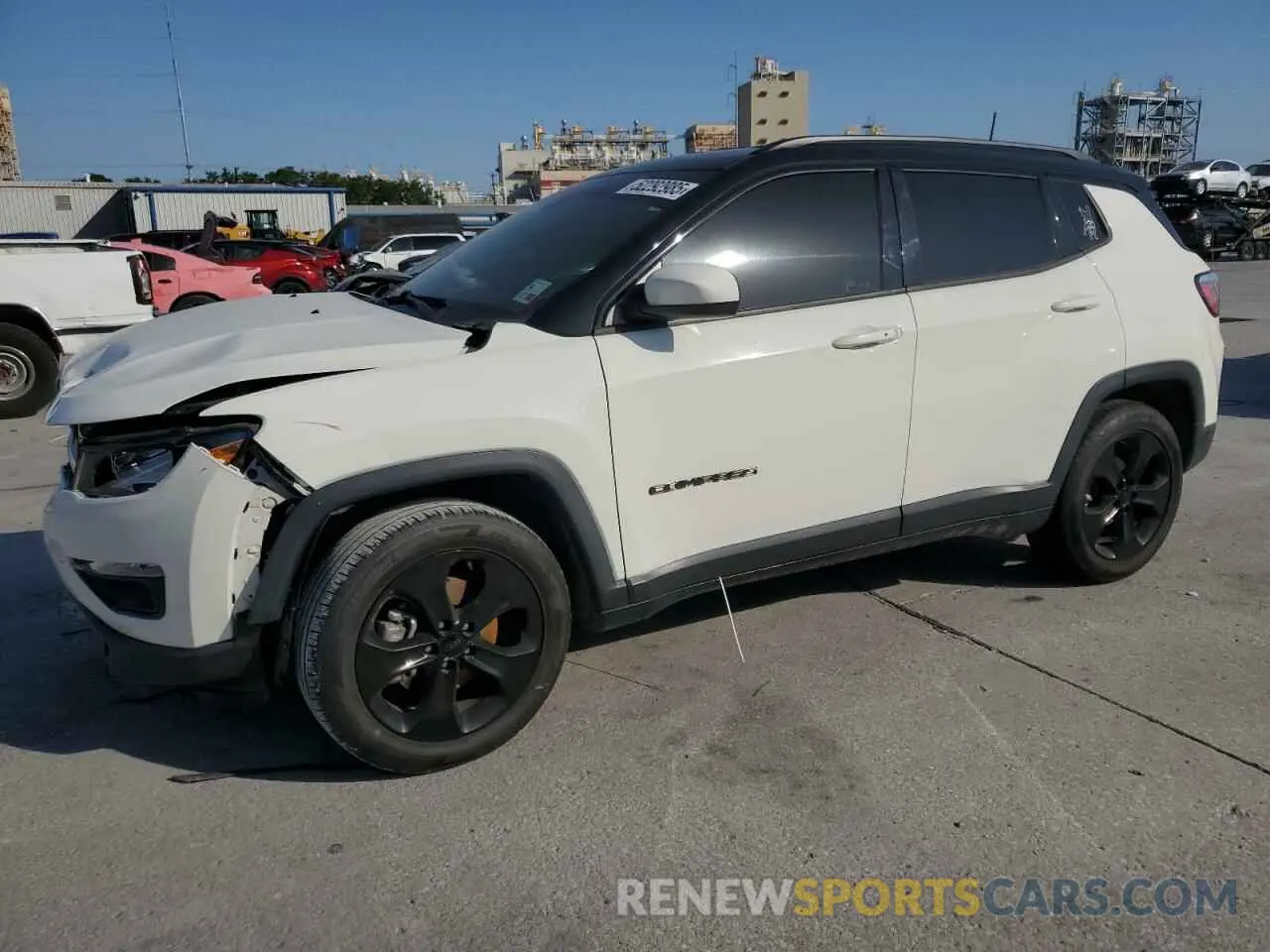 1 fotografías del automóvil dañado 3C4NJCBB5KT692720 JEEP COMPASS 2019