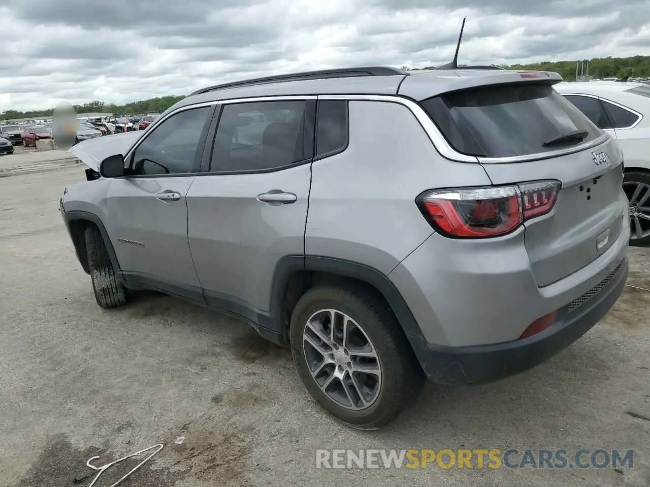 2 fotografías del automóvil dañado 3C4NJCBB5KT833253 JEEP COMPASS 2019