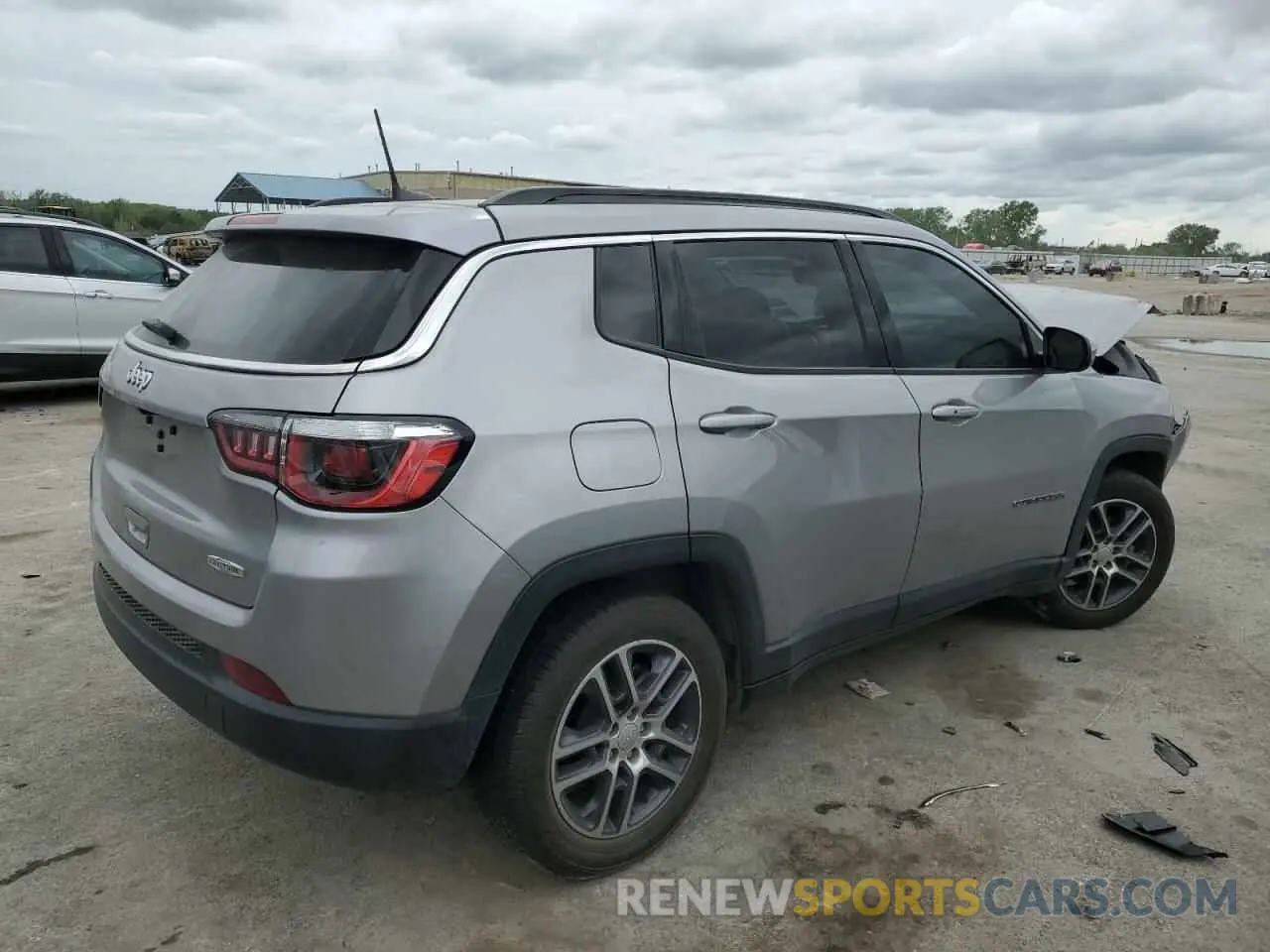 3 fotografías del automóvil dañado 3C4NJCBB5KT833253 JEEP COMPASS 2019