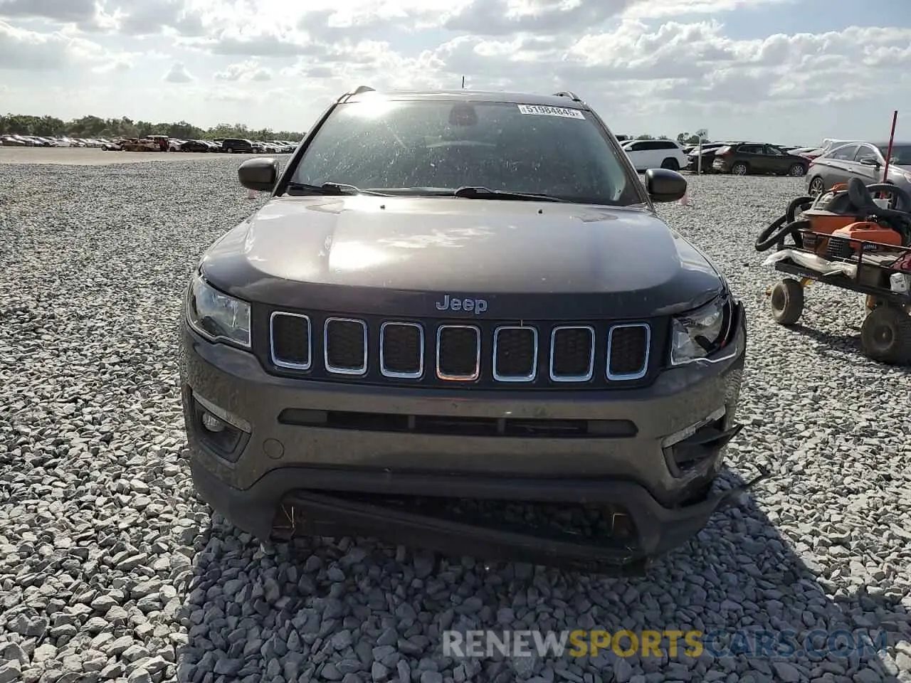 5 fotografías del automóvil dañado 3C4NJCBB5KT851249 JEEP COMPASS 2019