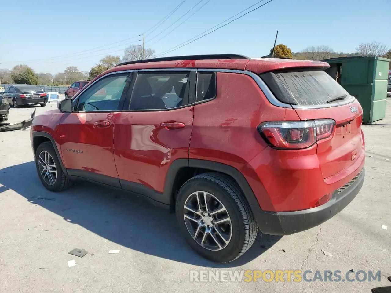 2 fotografías del automóvil dañado 3C4NJCBB6KT637161 JEEP COMPASS 2019