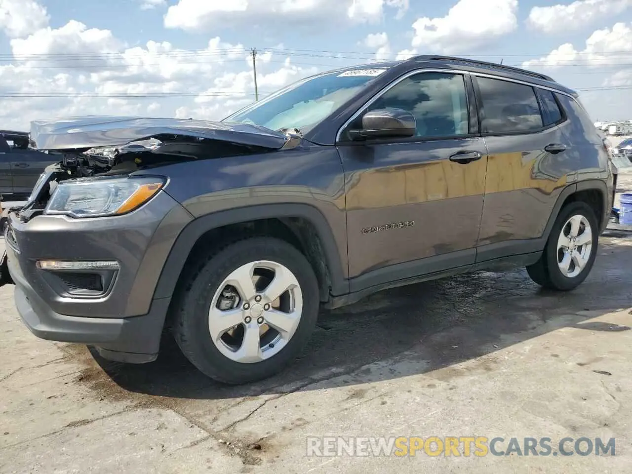 1 fotografías del automóvil dañado 3C4NJCBB6KT699854 JEEP COMPASS 2019