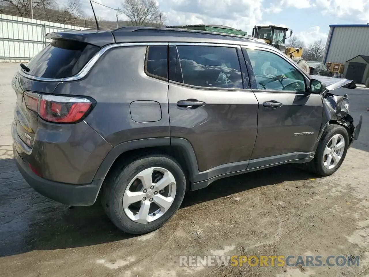 3 fotografías del automóvil dañado 3C4NJCBB6KT699854 JEEP COMPASS 2019