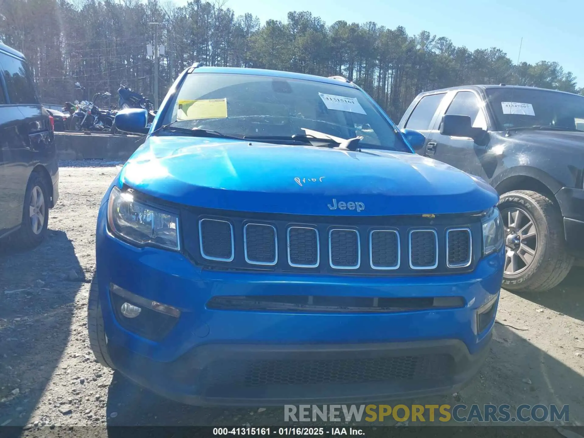 12 fotografías del automóvil dañado 3C4NJCBB6KT802481 JEEP COMPASS 2019