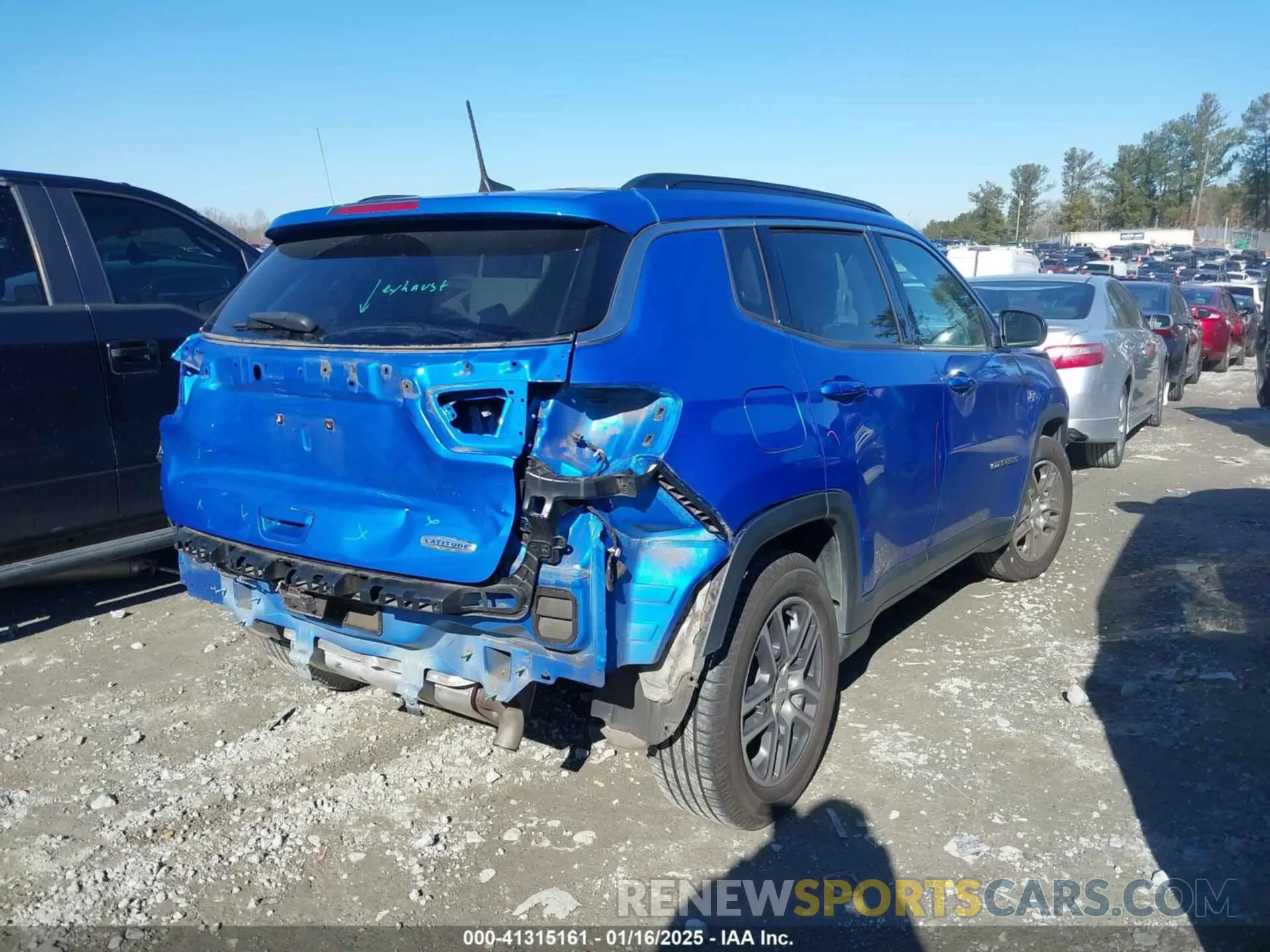 4 fotografías del automóvil dañado 3C4NJCBB6KT802481 JEEP COMPASS 2019