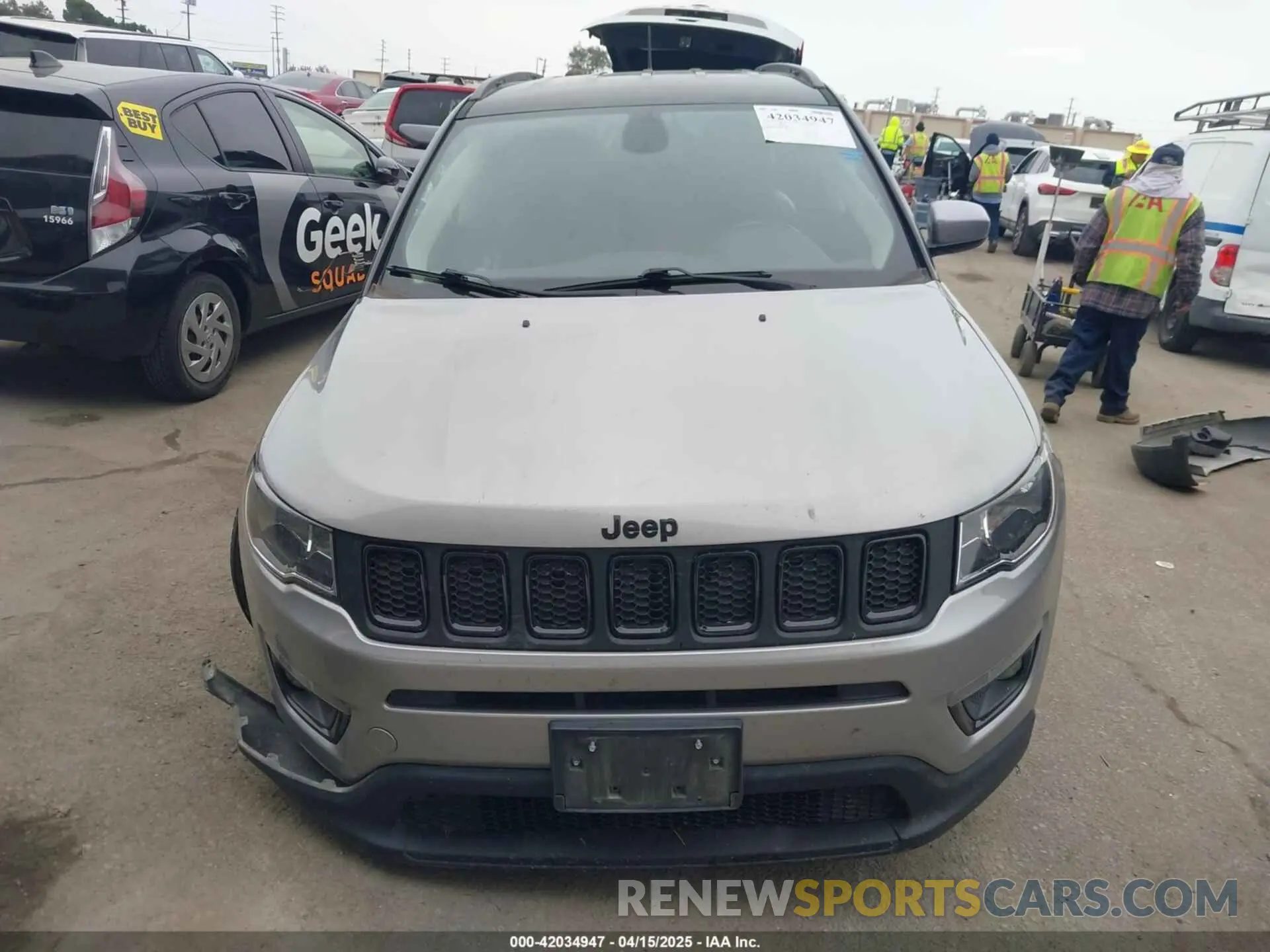 13 fotografías del automóvil dañado 3C4NJCBB7KT617761 JEEP COMPASS 2019