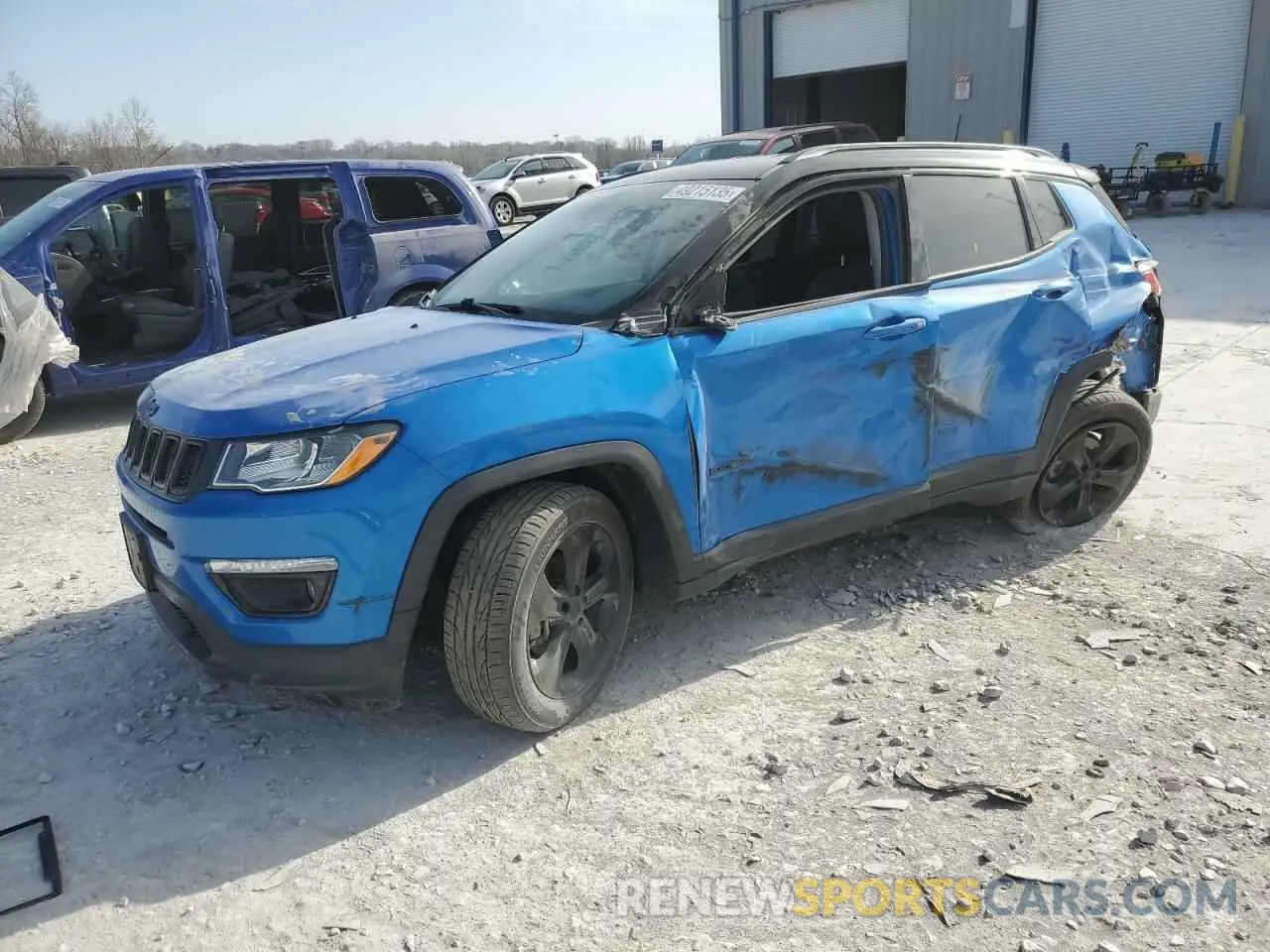 1 fotografías del automóvil dañado 3C4NJCBB8KT692274 JEEP COMPASS 2019