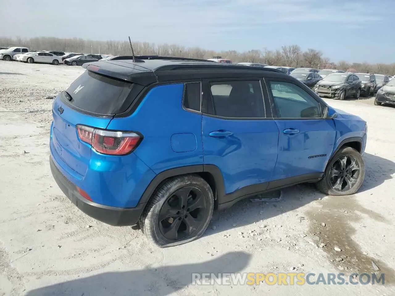 3 fotografías del automóvil dañado 3C4NJCBB8KT692274 JEEP COMPASS 2019