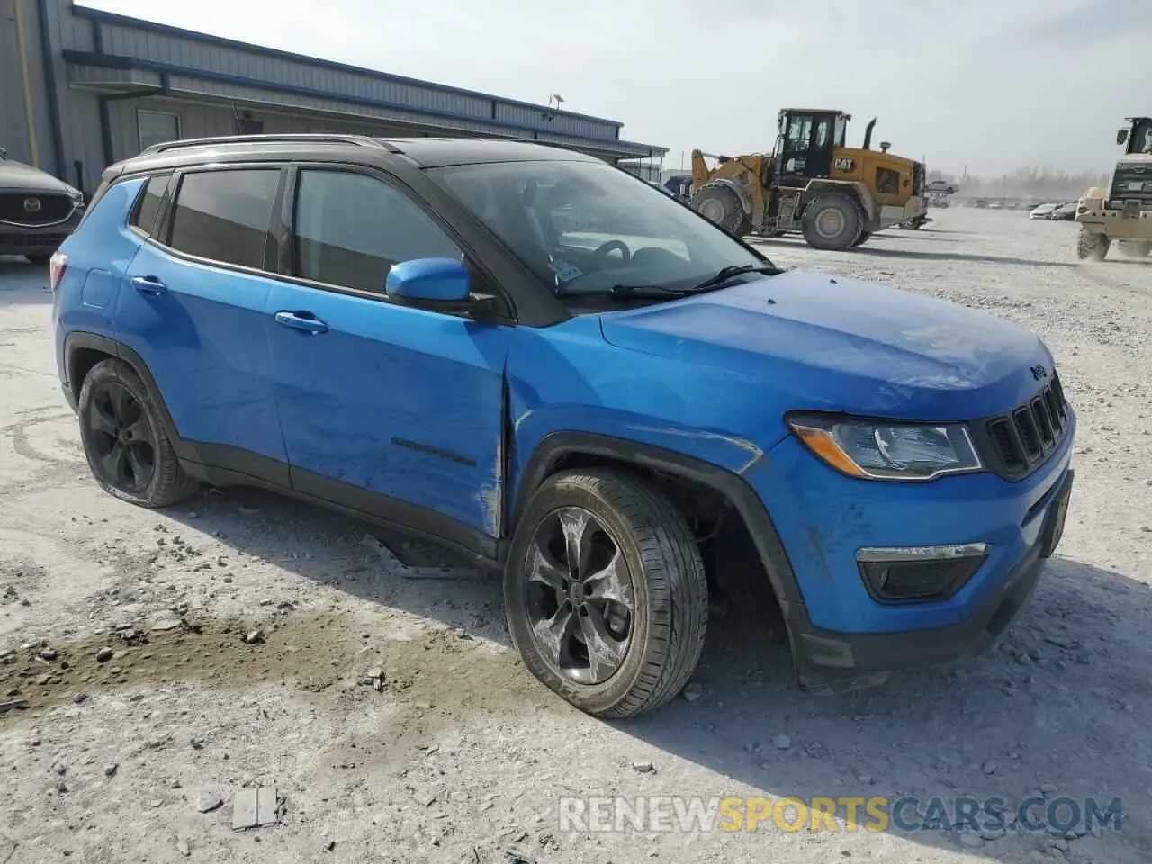 4 fotografías del automóvil dañado 3C4NJCBB8KT692274 JEEP COMPASS 2019