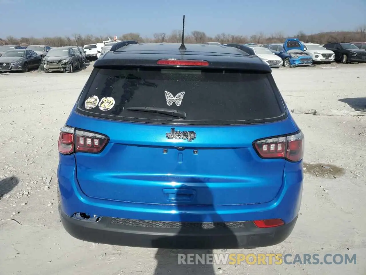 6 fotografías del automóvil dañado 3C4NJCBB8KT692274 JEEP COMPASS 2019