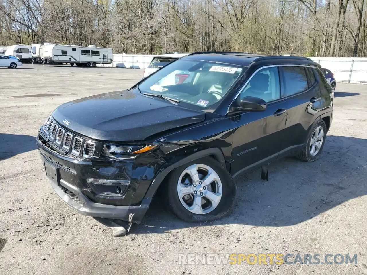 1 fotografías del automóvil dañado 3C4NJCBB9KT614537 JEEP COMPASS 2019