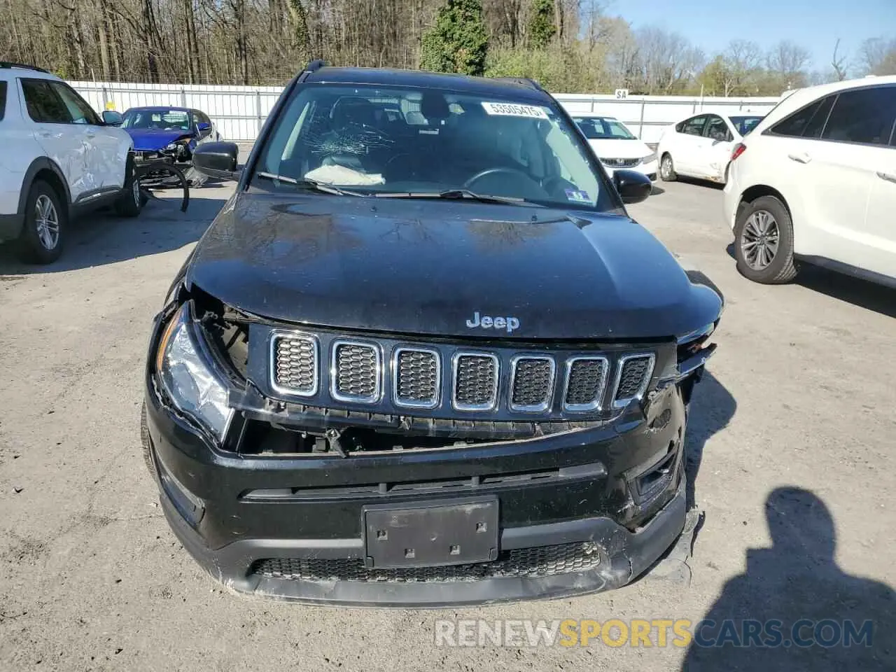 5 fotografías del automóvil dañado 3C4NJCBB9KT614537 JEEP COMPASS 2019