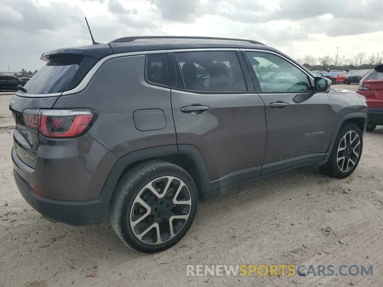3 fotografías del automóvil dañado 3C4NJCCB1KT613476 JEEP COMPASS 2019