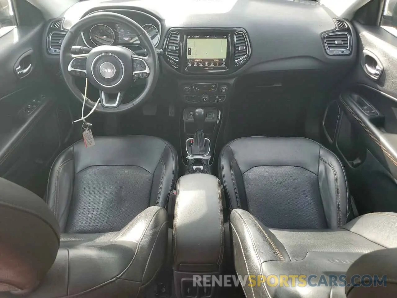 8 fotografías del automóvil dañado 3C4NJCCB1KT613476 JEEP COMPASS 2019
