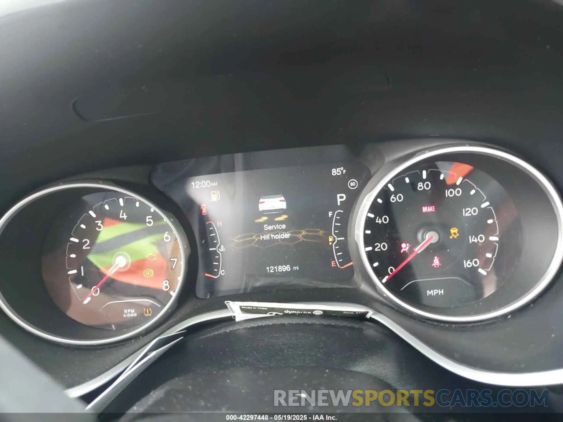7 fotografías del automóvil dañado 3C4NJCCB1KT711312 JEEP COMPASS 2019