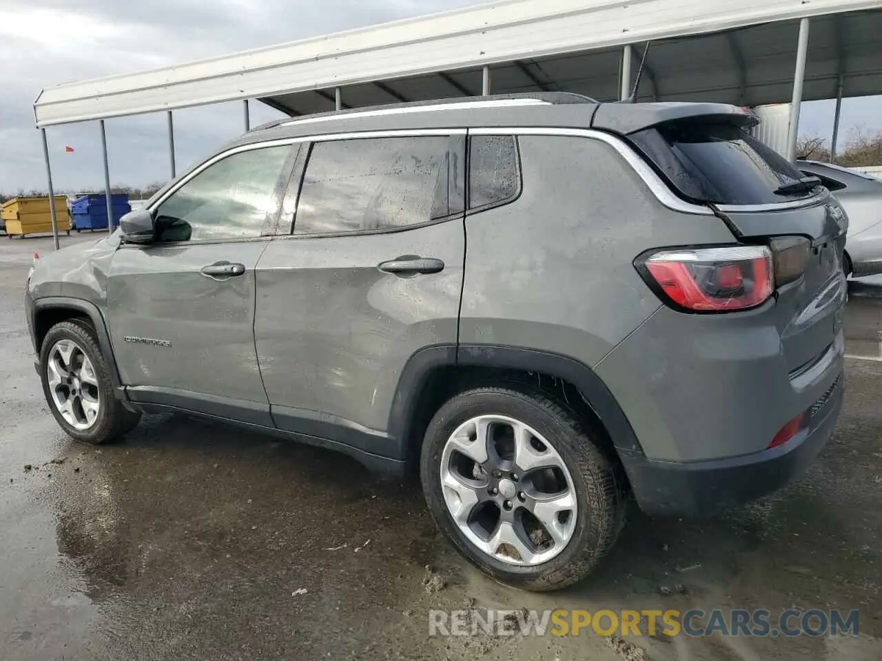2 fotografías del automóvil dañado 3C4NJCCB1KT814763 JEEP COMPASS 2019
