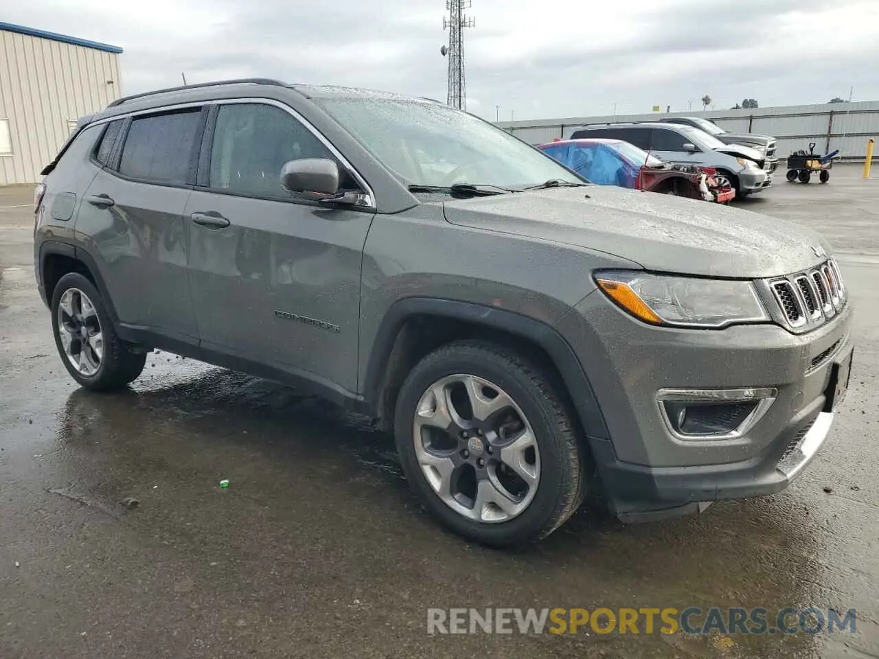 4 fotografías del automóvil dañado 3C4NJCCB1KT814763 JEEP COMPASS 2019