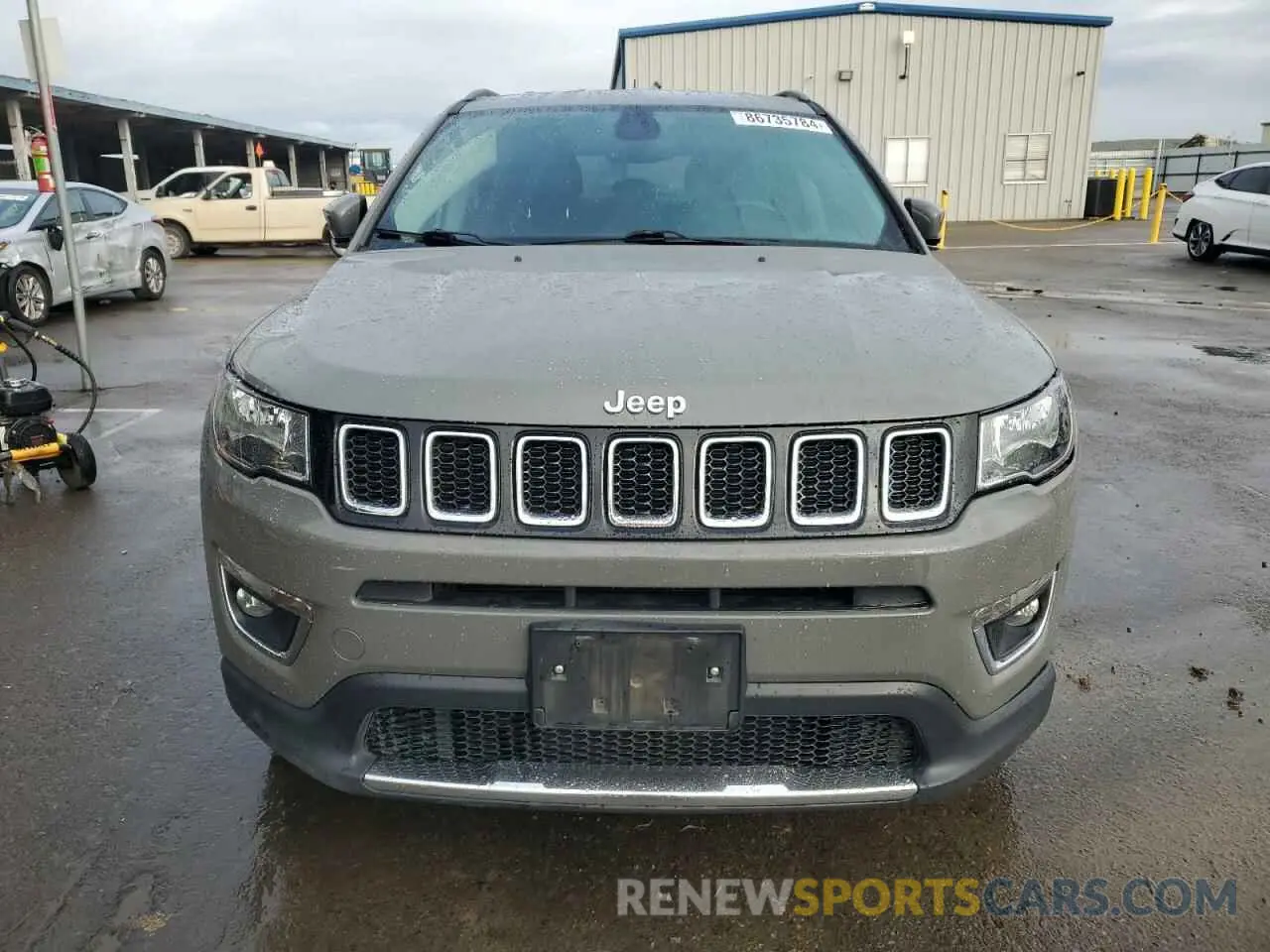 5 fotografías del automóvil dañado 3C4NJCCB1KT814763 JEEP COMPASS 2019