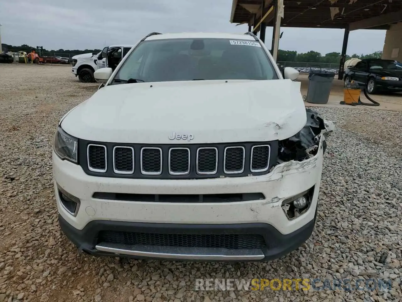 5 fotografías del automóvil dañado 3C4NJCCB4KT662445 JEEP COMPASS 2019