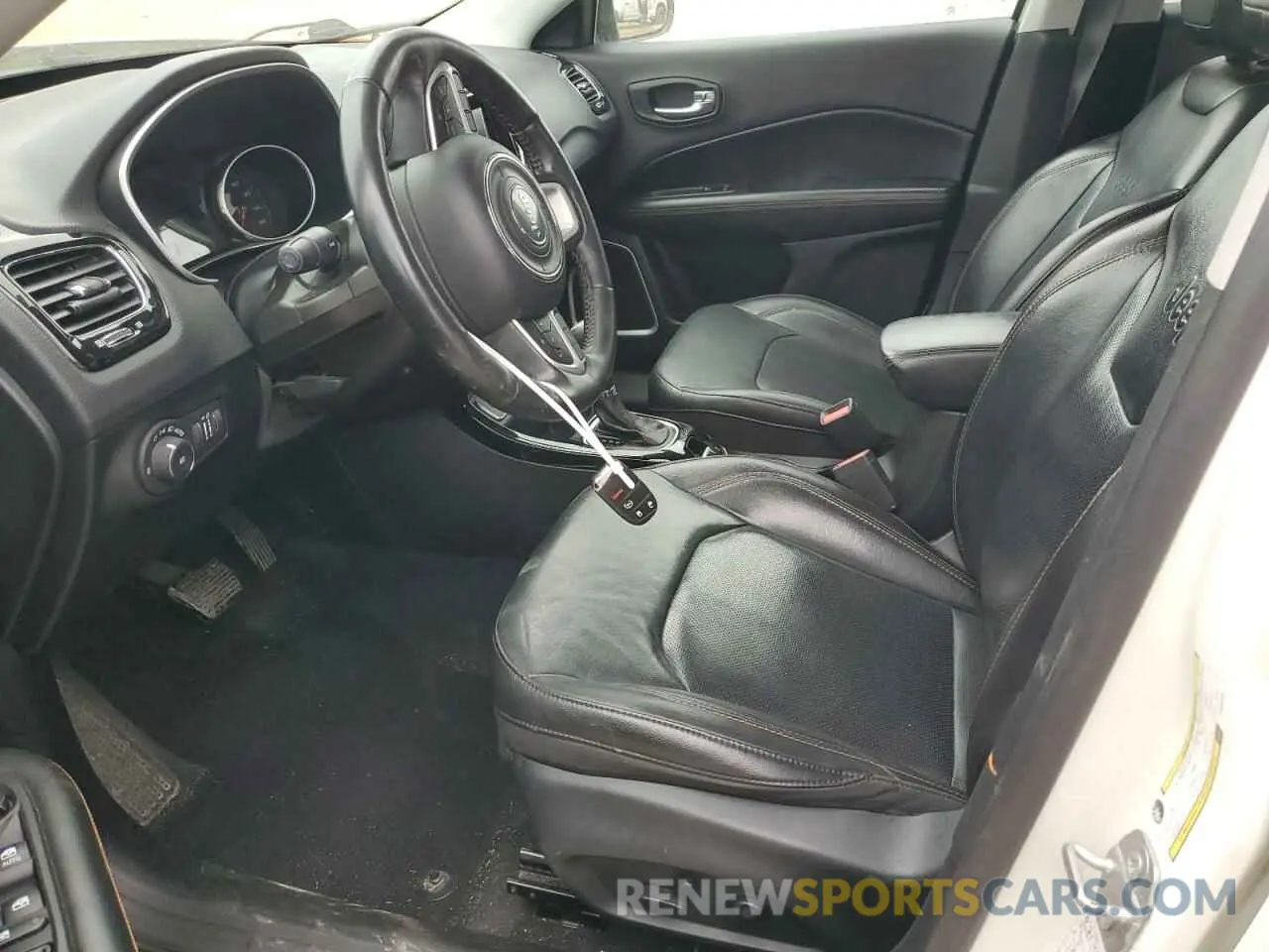 7 fotografías del automóvil dañado 3C4NJCCB4KT662445 JEEP COMPASS 2019