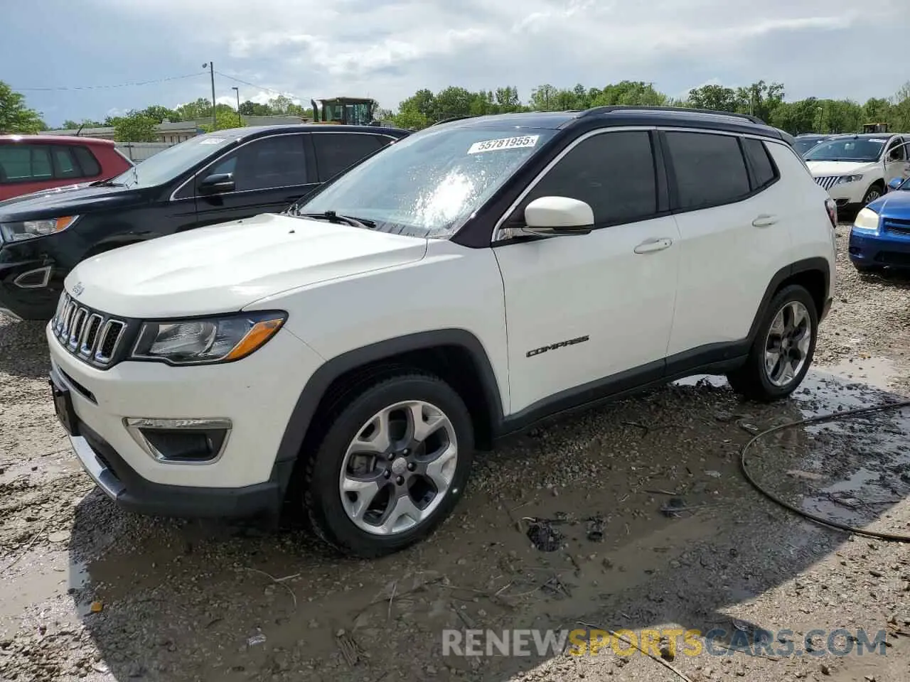 1 fotografías del automóvil dañado 3C4NJCCB4KT725818 JEEP COMPASS 2019