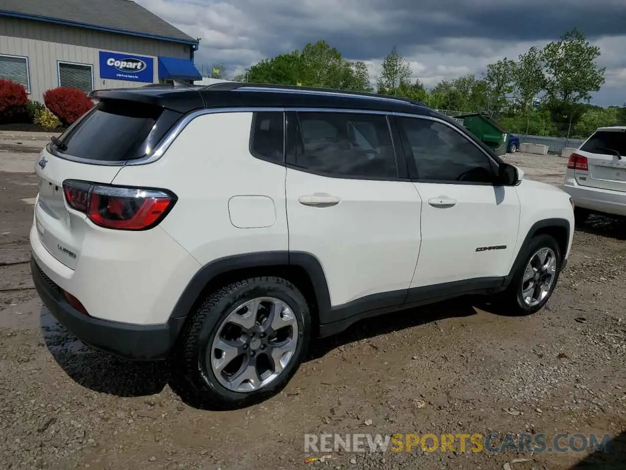 3 fotografías del automóvil dañado 3C4NJCCB4KT725818 JEEP COMPASS 2019