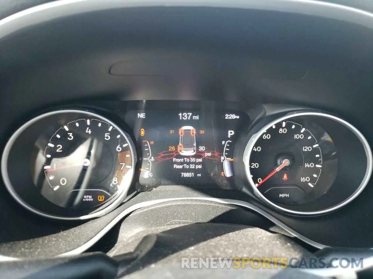 9 fotografías del automóvil dañado 3C4NJCCB4KT802395 JEEP COMPASS 2019