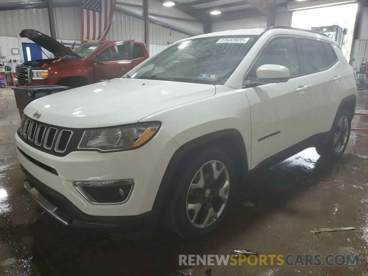 1 fotografías del automóvil dañado 3C4NJCCB5KT660039 JEEP COMPASS 2019