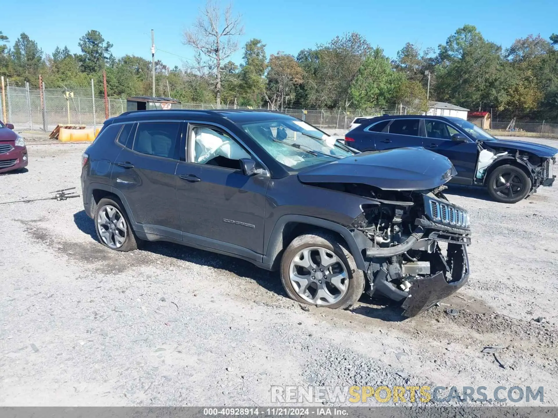 1 fotografías del automóvil dañado 3C4NJCCB6KT782148 JEEP COMPASS 2019