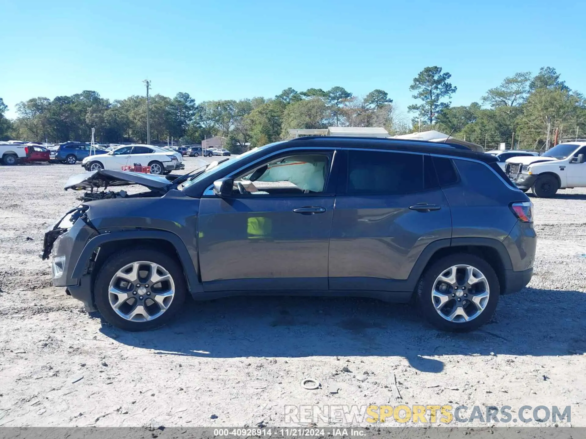 14 fotografías del automóvil dañado 3C4NJCCB6KT782148 JEEP COMPASS 2019