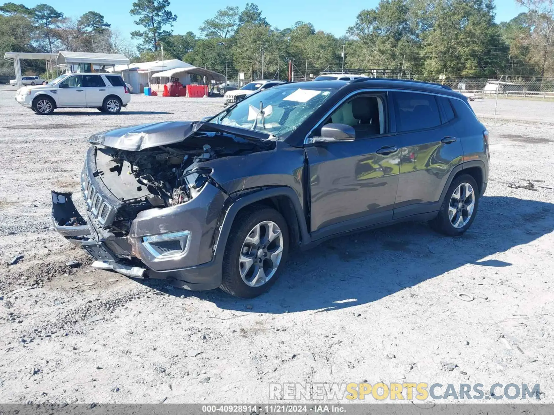 2 fotografías del automóvil dañado 3C4NJCCB6KT782148 JEEP COMPASS 2019