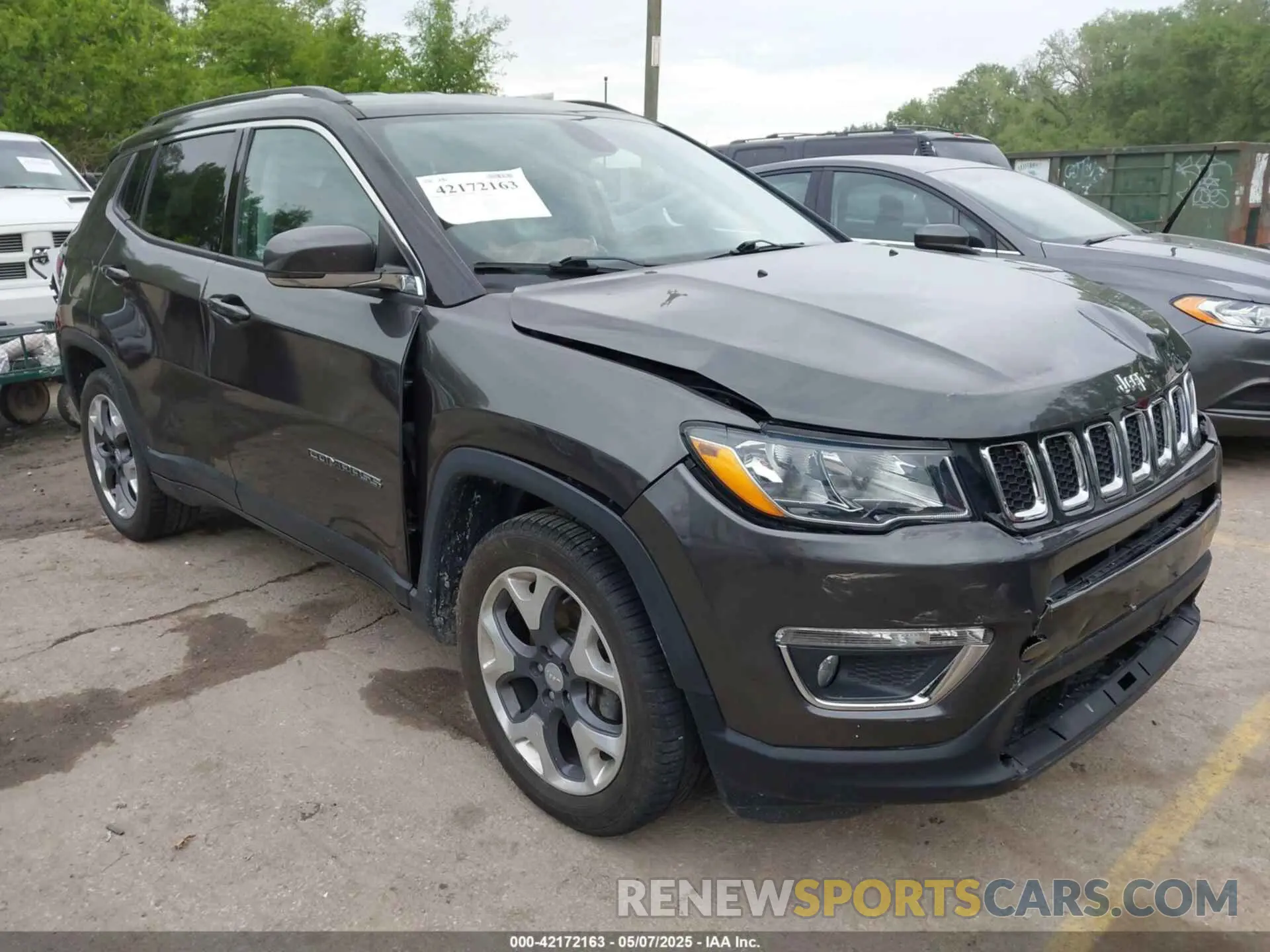 1 fotografías del automóvil dañado 3C4NJCCB7KT777783 JEEP COMPASS 2019