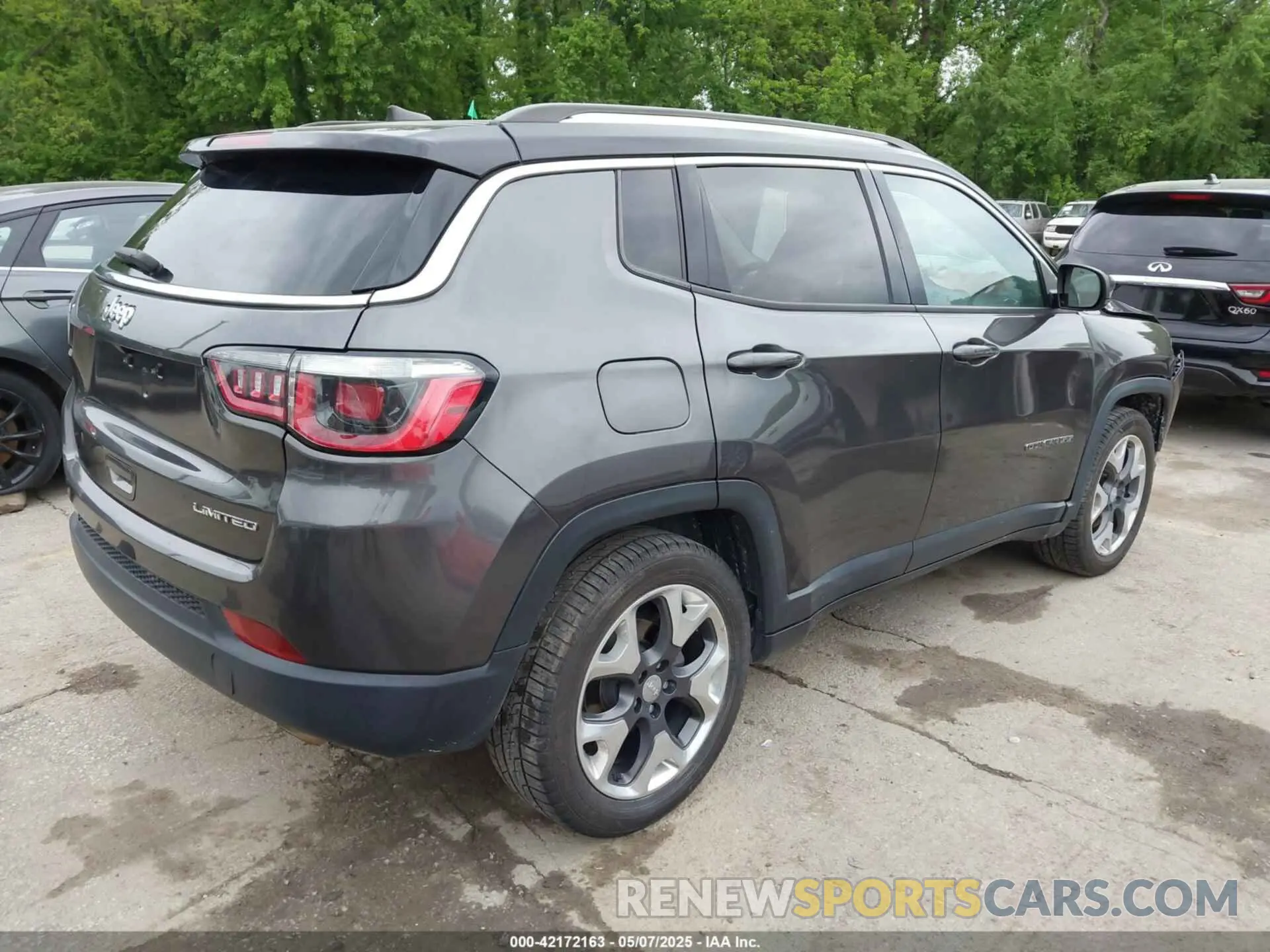4 fotografías del automóvil dañado 3C4NJCCB7KT777783 JEEP COMPASS 2019