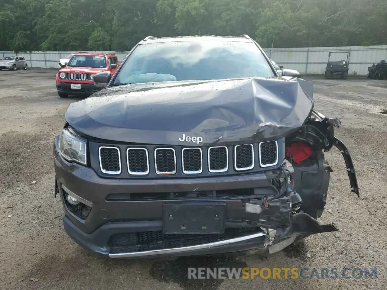 5 fotografías del automóvil dañado 3C4NJCCB8KT664554 JEEP COMPASS 2019