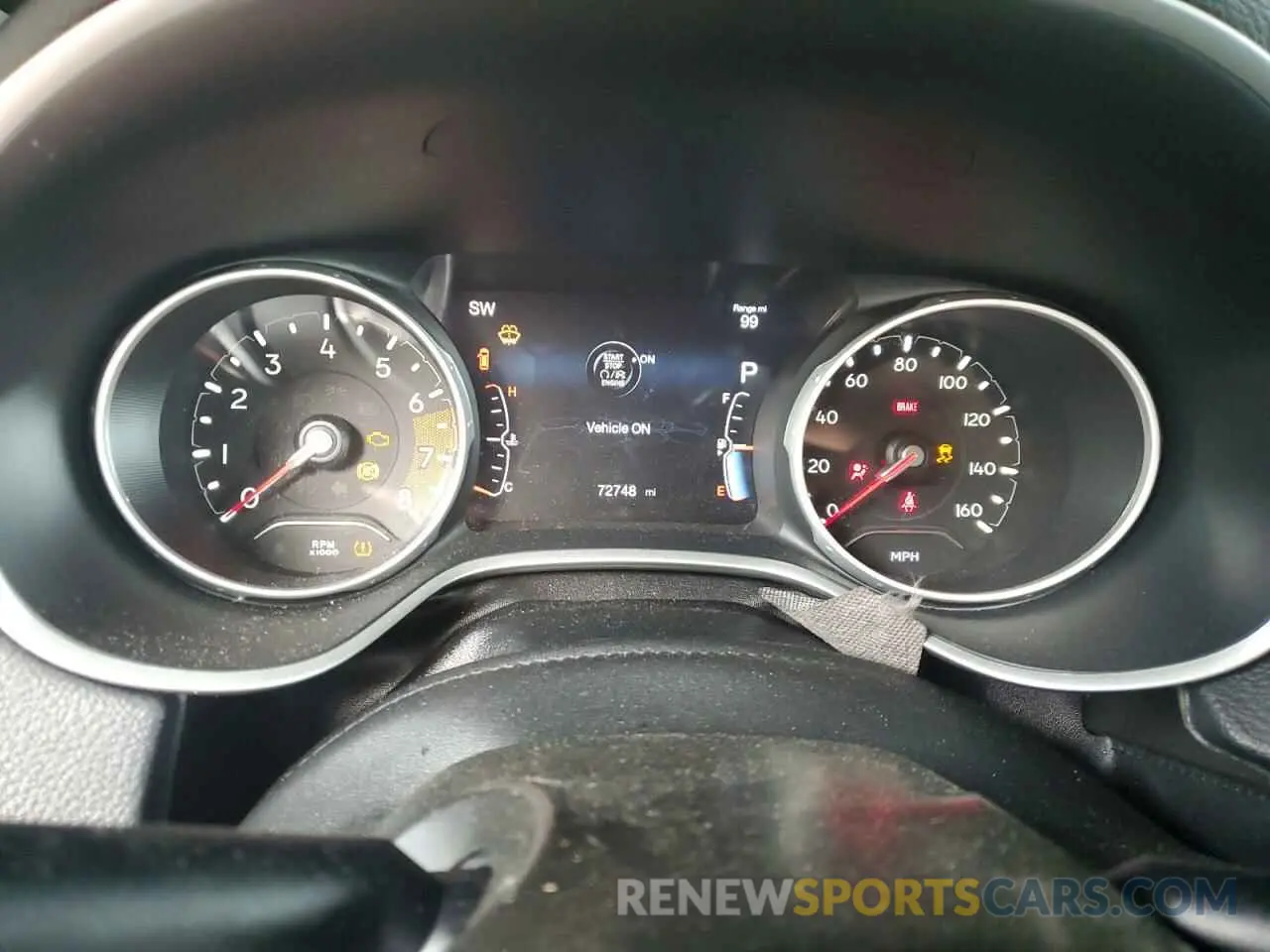 9 fotografías del automóvil dañado 3C4NJCCB8KT664554 JEEP COMPASS 2019