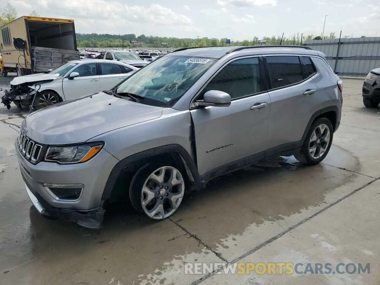 1 fotografías del automóvil dañado 3C4NJCCB8KT675599 JEEP COMPASS 2019