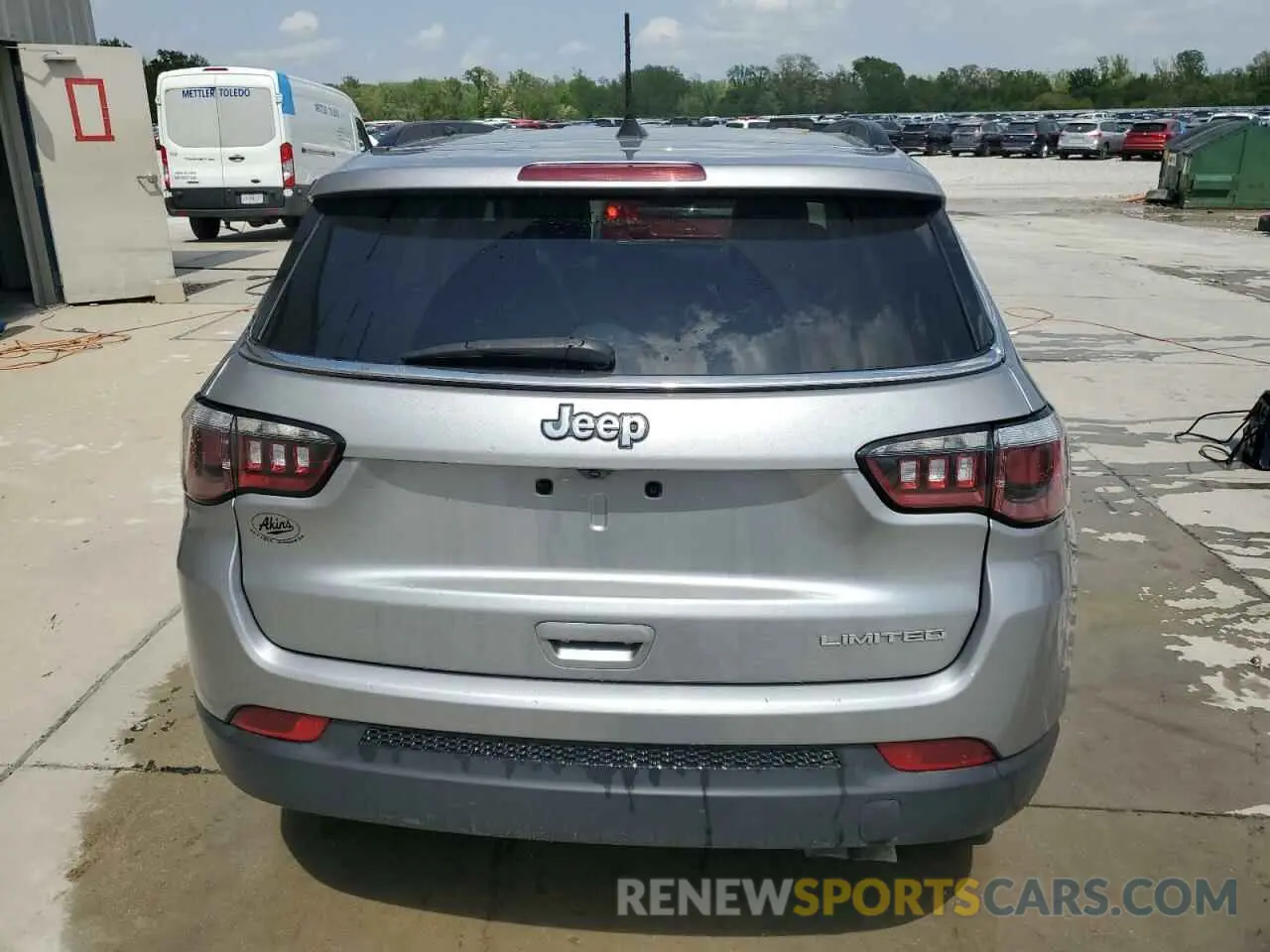 6 fotografías del automóvil dañado 3C4NJCCB8KT675599 JEEP COMPASS 2019