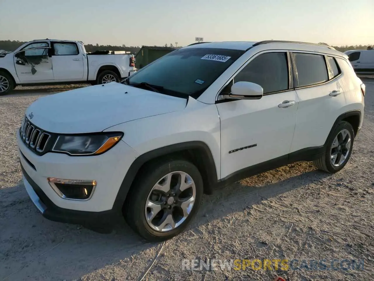 1 fotografías del automóvil dañado 3C4NJCCB9KT662621 JEEP COMPASS 2019