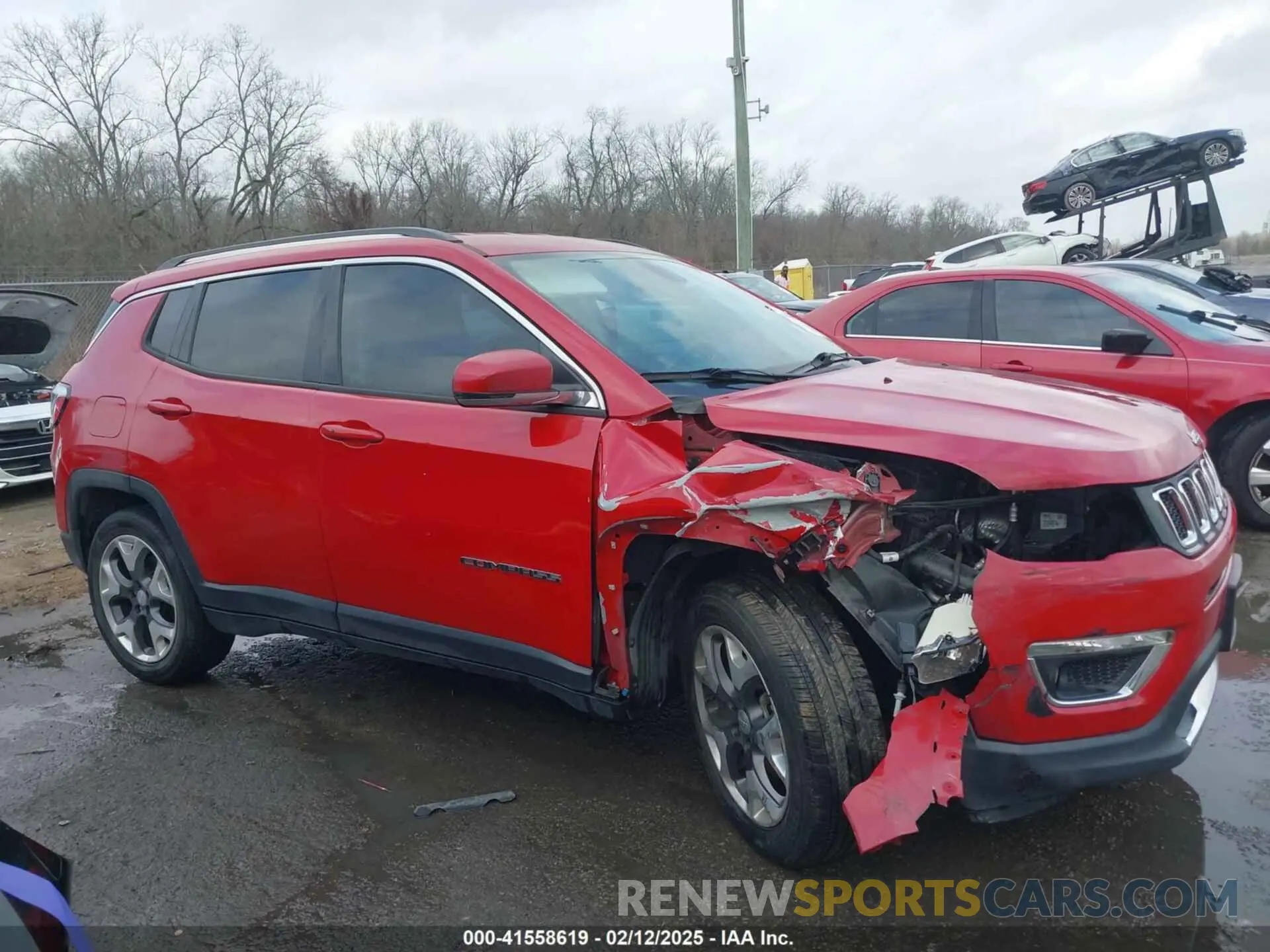 13 fotografías del automóvil dañado 3C4NJCCB9KT793600 JEEP COMPASS 2019