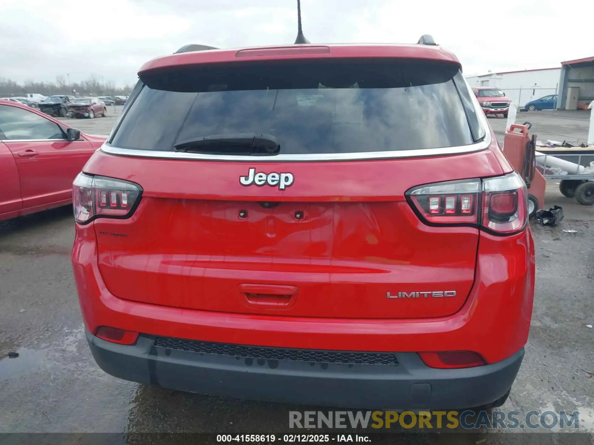 16 fotografías del automóvil dañado 3C4NJCCB9KT793600 JEEP COMPASS 2019