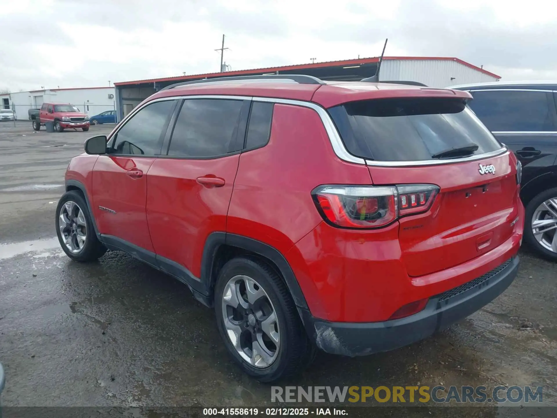3 fotografías del automóvil dañado 3C4NJCCB9KT793600 JEEP COMPASS 2019