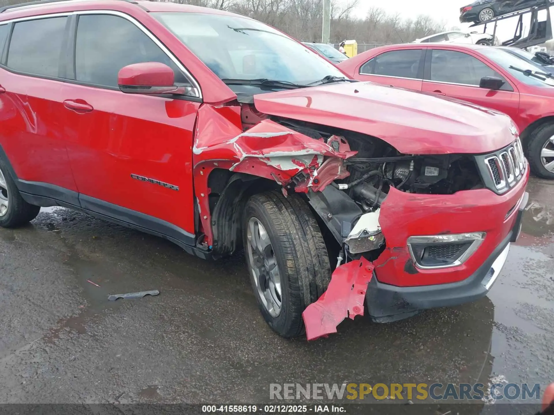 6 fotografías del automóvil dañado 3C4NJCCB9KT793600 JEEP COMPASS 2019