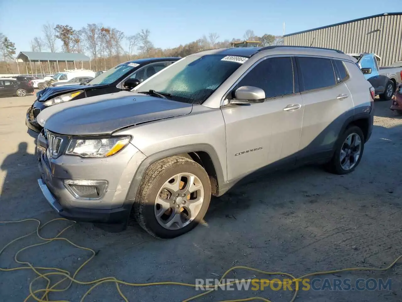 1 fotografías del automóvil dañado 3C4NJCCBXKT675961 JEEP COMPASS 2019