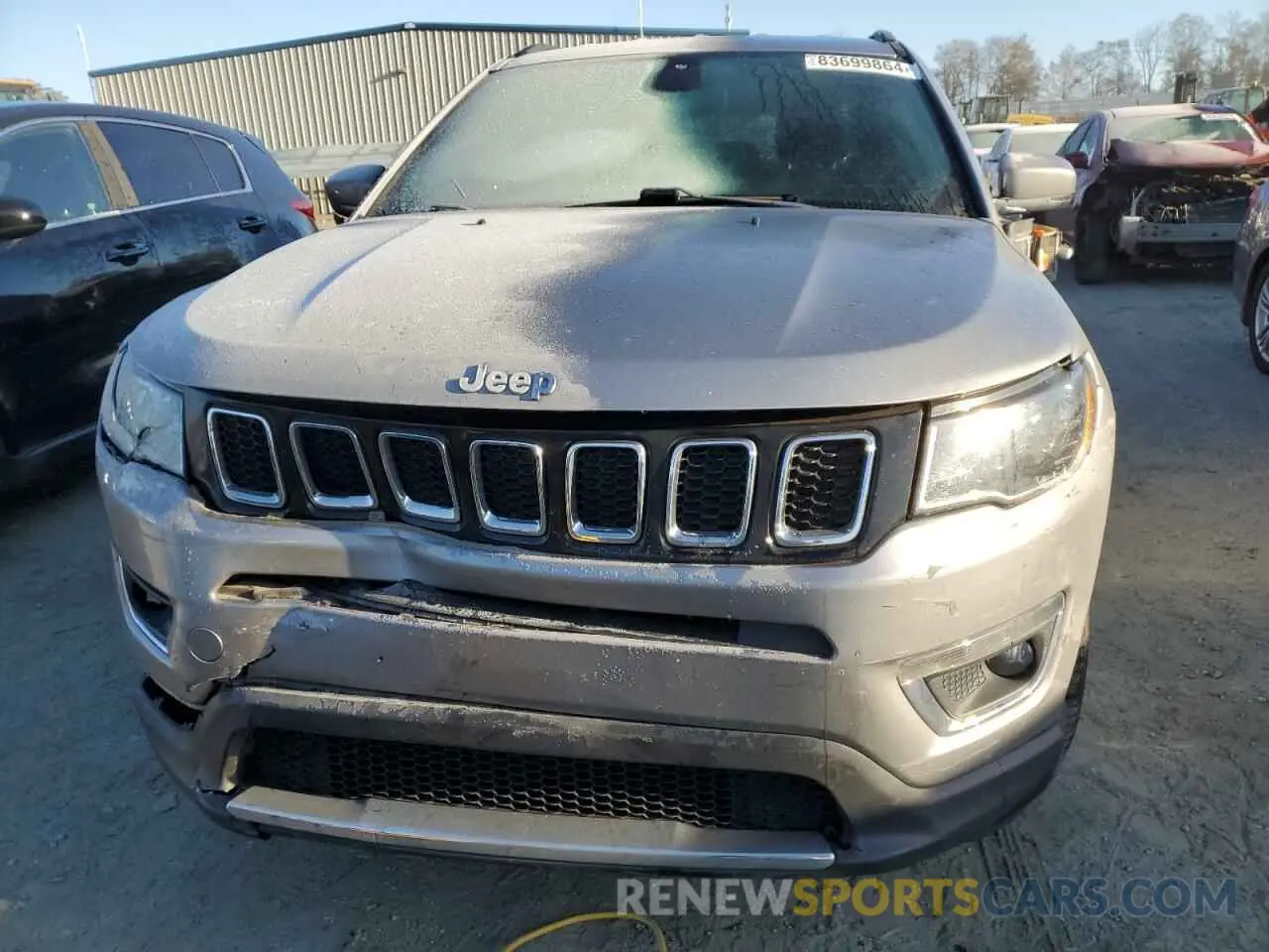 5 fotografías del automóvil dañado 3C4NJCCBXKT675961 JEEP COMPASS 2019