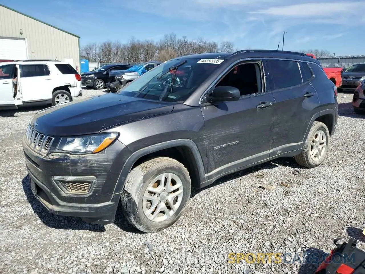1 fotografías del automóvil dañado 3C4NJDAB2KT734946 JEEP COMPASS 2019
