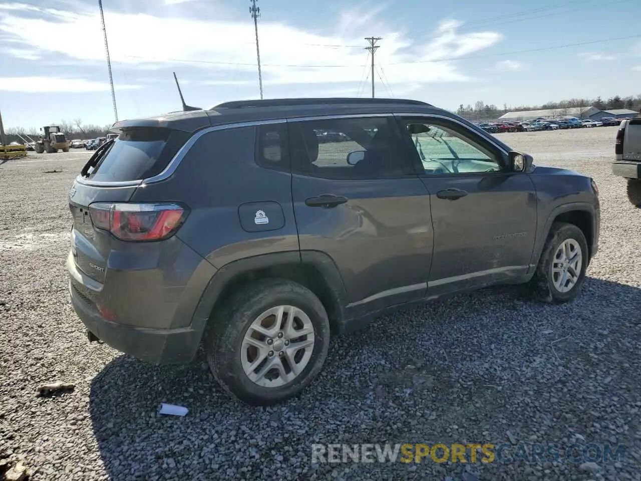 3 fotografías del automóvil dañado 3C4NJDAB2KT734946 JEEP COMPASS 2019