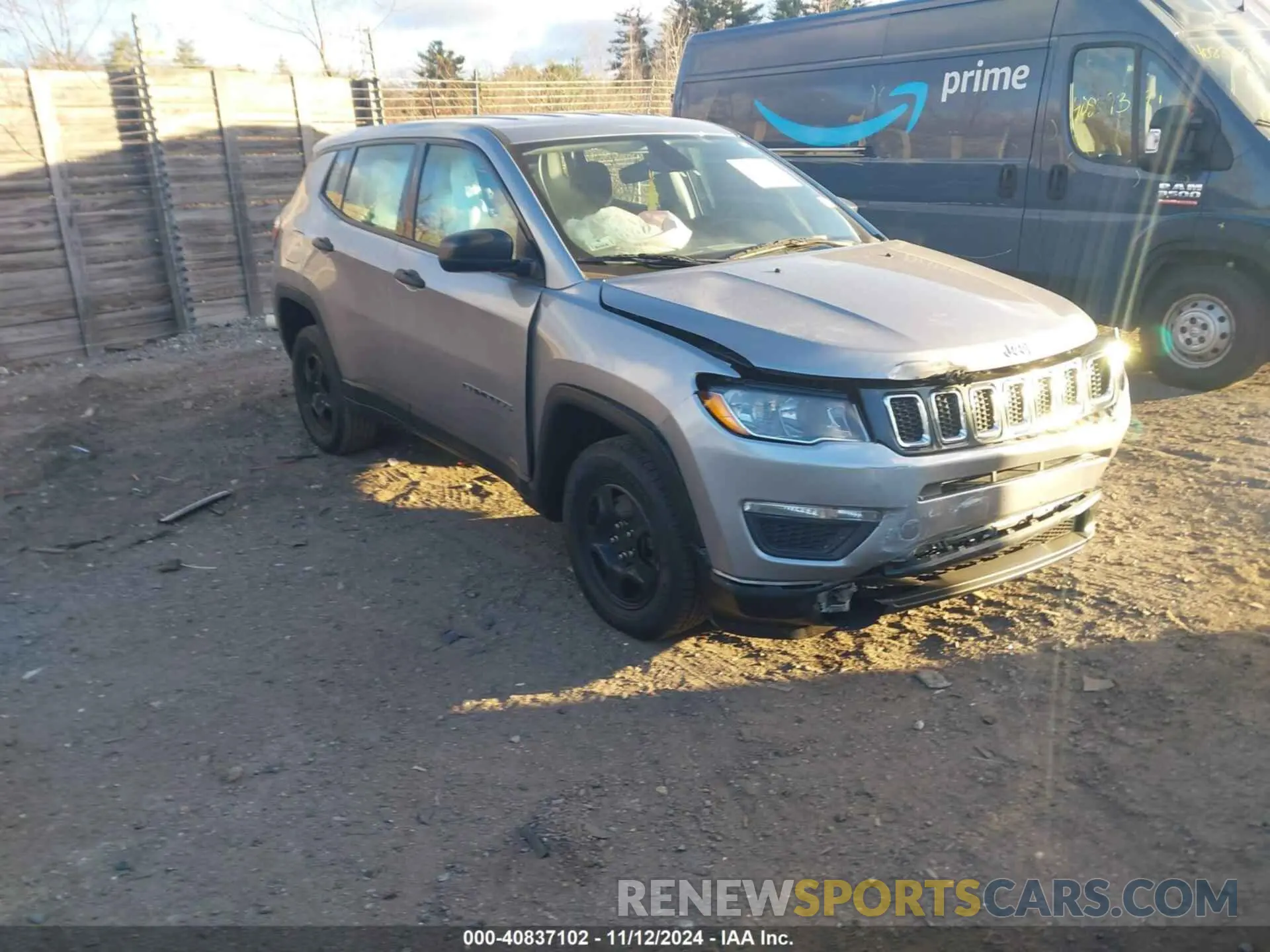 1 fotografías del automóvil dañado 3C4NJDAB3KT771519 JEEP COMPASS 2019