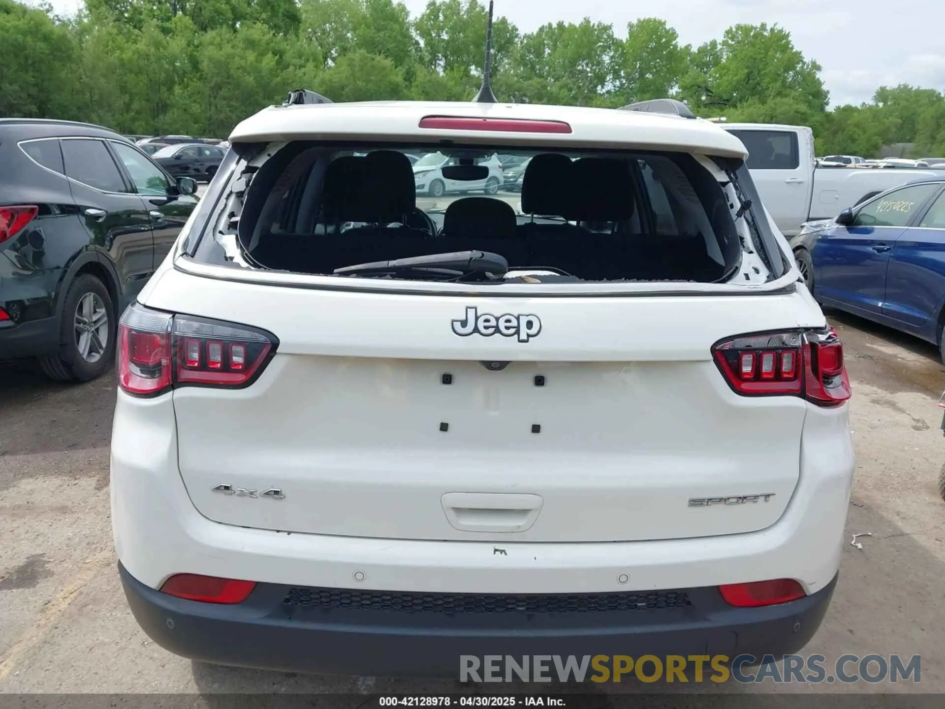 6 fotografías del automóvil dañado 3C4NJDAB7KT629707 JEEP COMPASS 2019