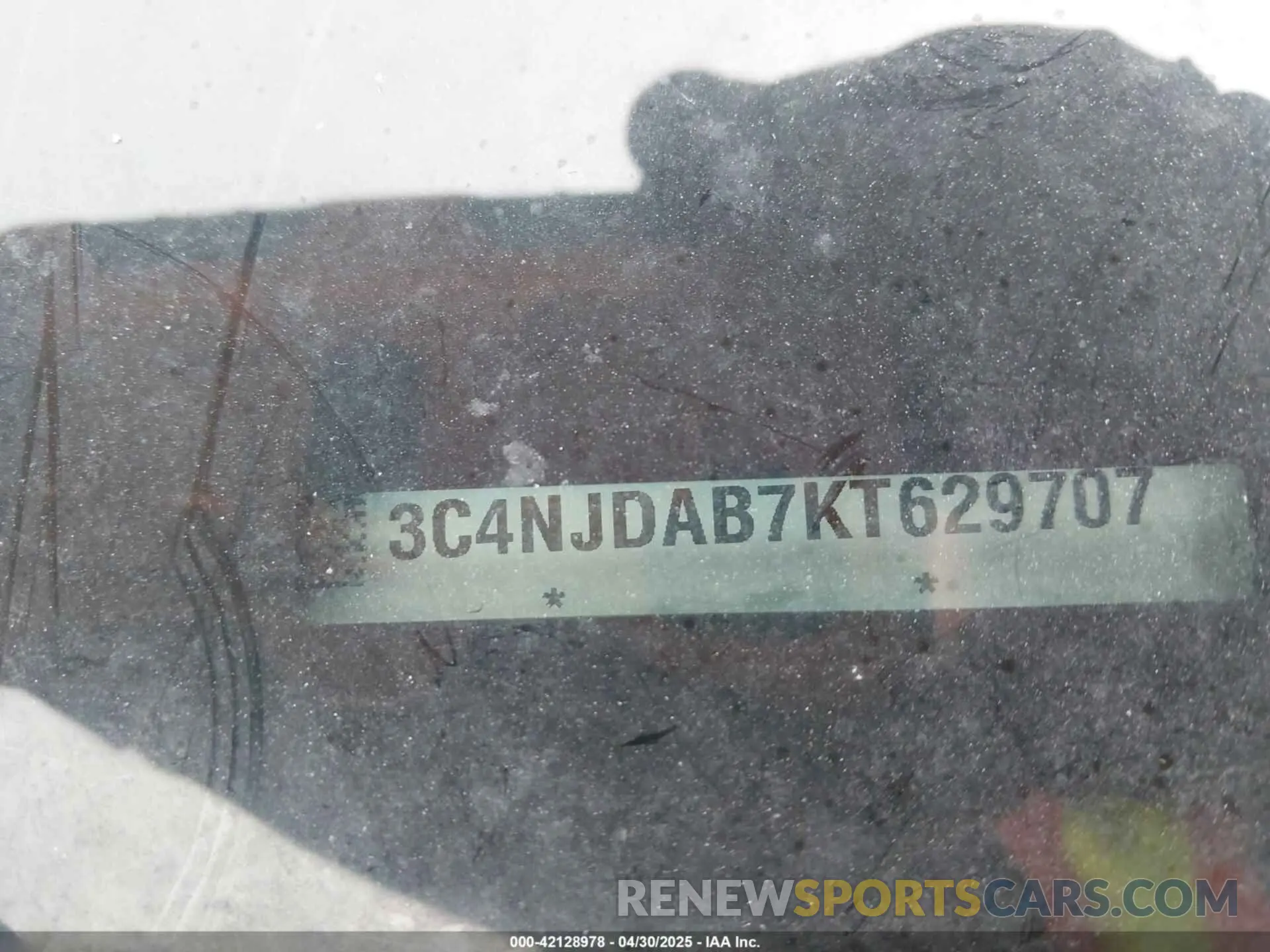 9 fotografías del automóvil dañado 3C4NJDAB7KT629707 JEEP COMPASS 2019