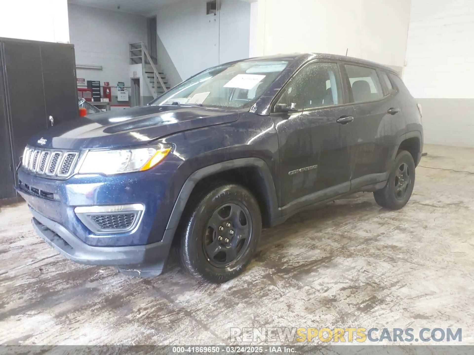 2 fotografías del automóvil dañado 3C4NJDAB8KT638920 JEEP COMPASS 2019